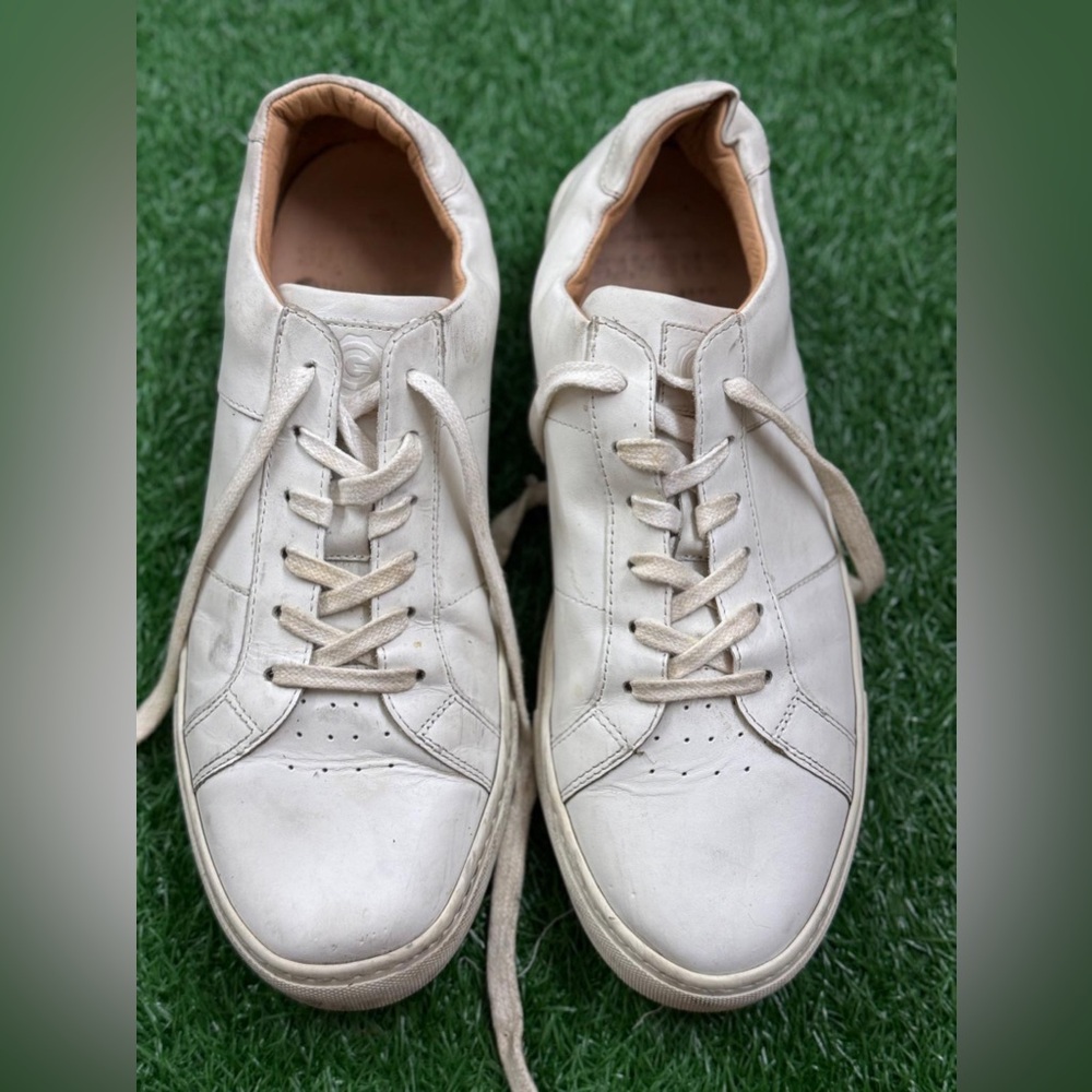Greats Men's White Leather Sneakers Size 11.5